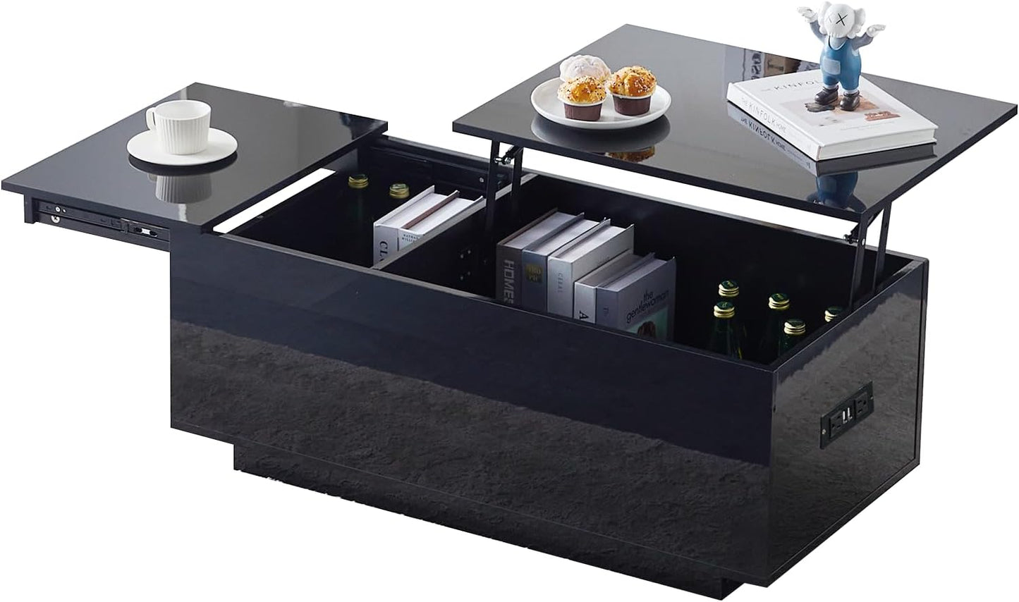 LED Lift Coffee Table - Stylish & Functional! | TUKAILAi