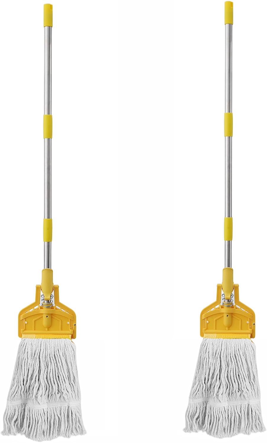 61 Inch Heavy Duty Cotton Mop for Efficient Floor Cleaning