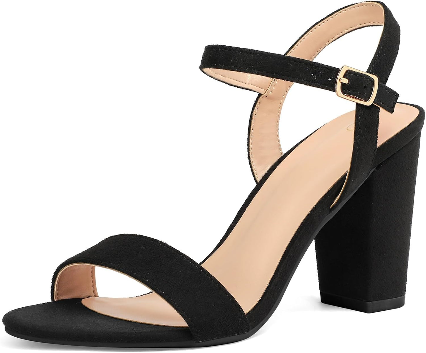 mysoft Women's Chunky Block Heels for Elegant Wedding Parties