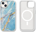 Sonix Case for iPhone 15/14/13 - Ice Blue Marble, MagSafe Ready