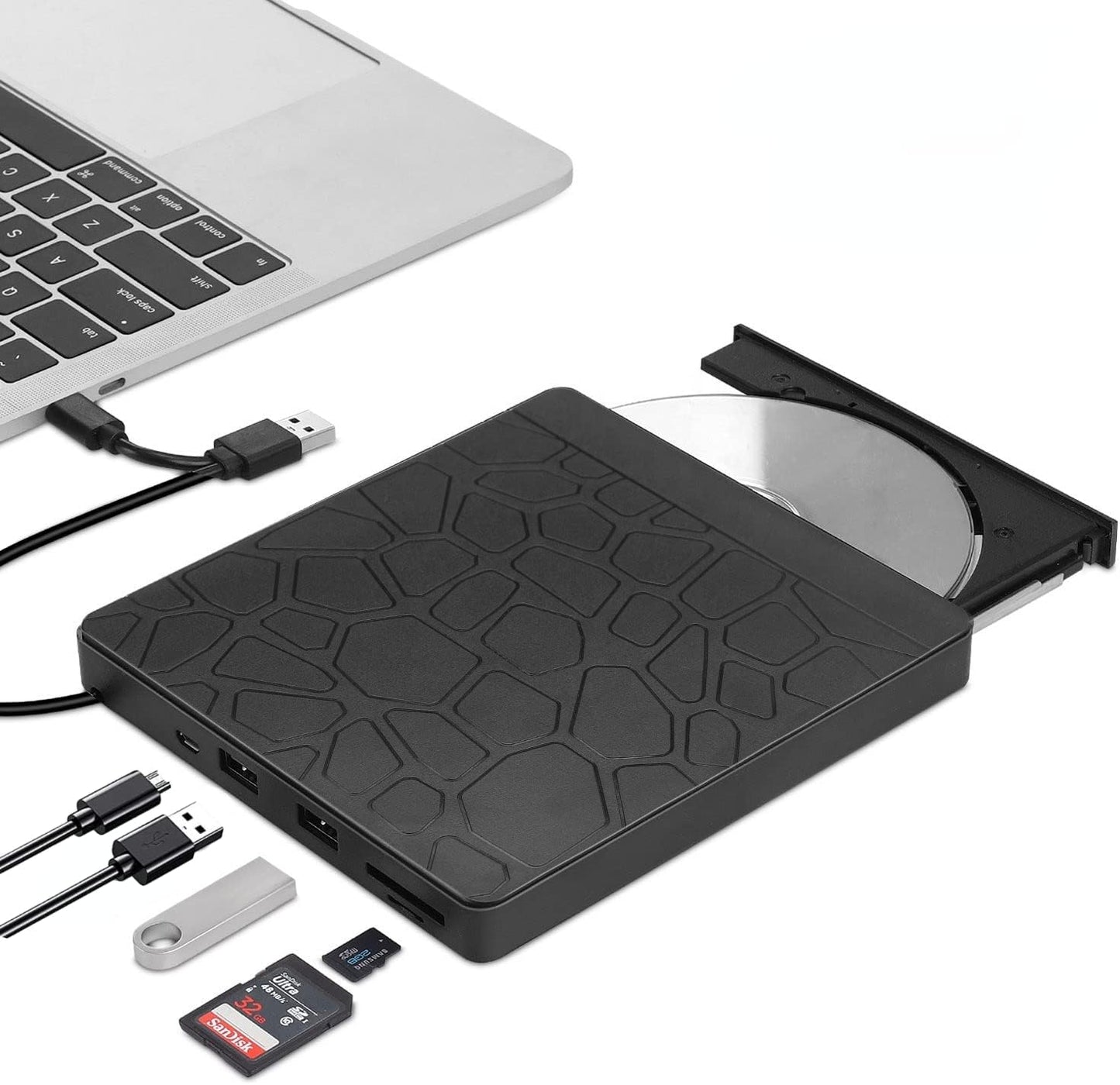 External DVD Drive for Laptop - Portable USB 3.0 CD/DVD Burner