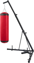 ZELUS Heavy Duty Punching Bag Stand - Adjustable 220 lb Capacity