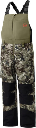 BASSDASH Splice II Mens Insulated Waterproof Camo Hunting Bibs - Warm