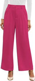Wide Leg Pants for Women High Waisted Dressy Work Trousers - Flowy