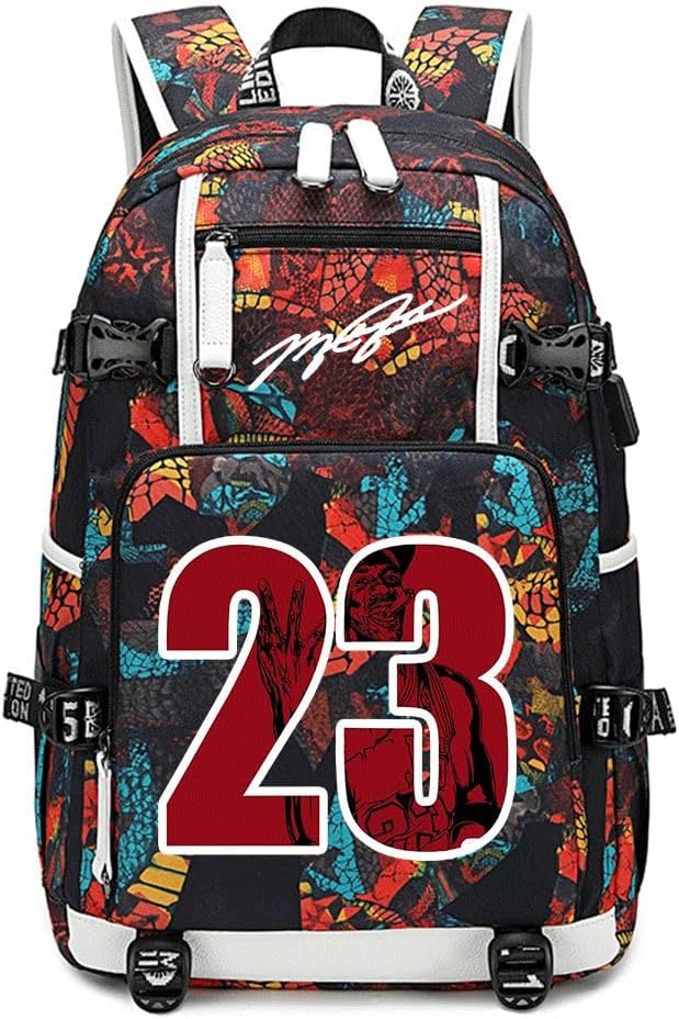 Basketball Player 23 Student School Bag - Ultra-Light Travel Bag
