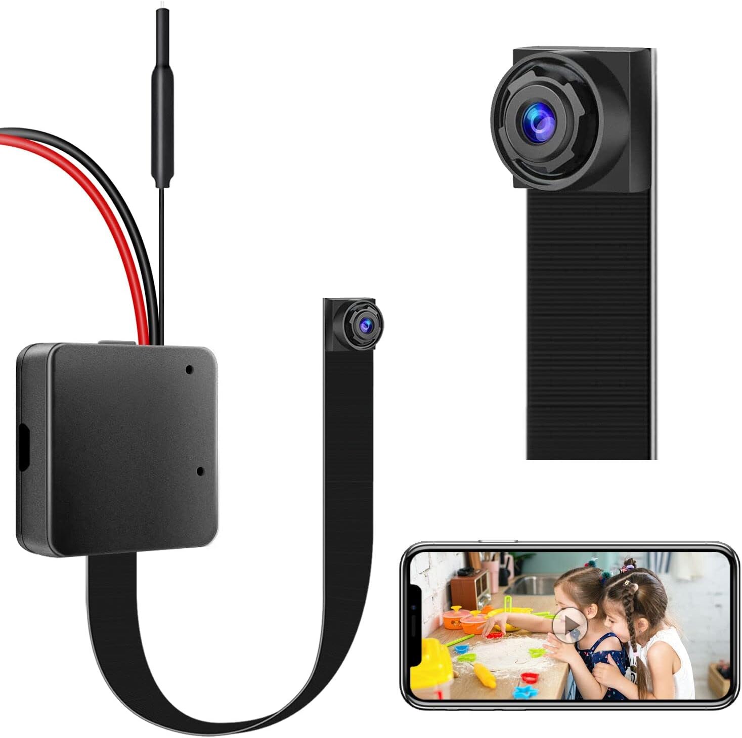 1080P WiFi Spy Camera: Home Security Essential