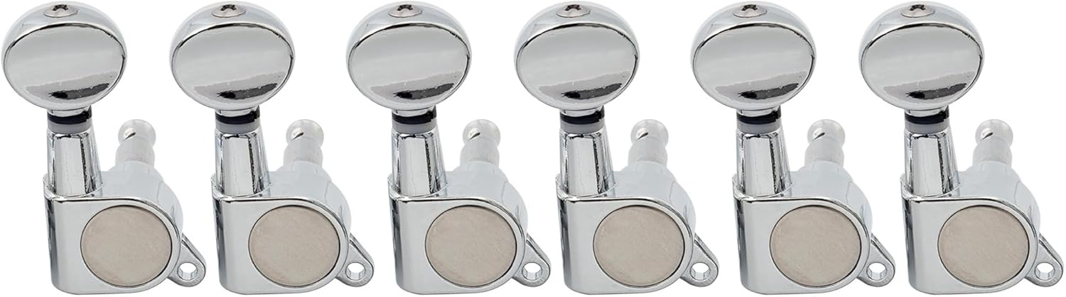 Improve Guitar Tuning: Musiclily 6-inline Sealed Tuners - Chrome