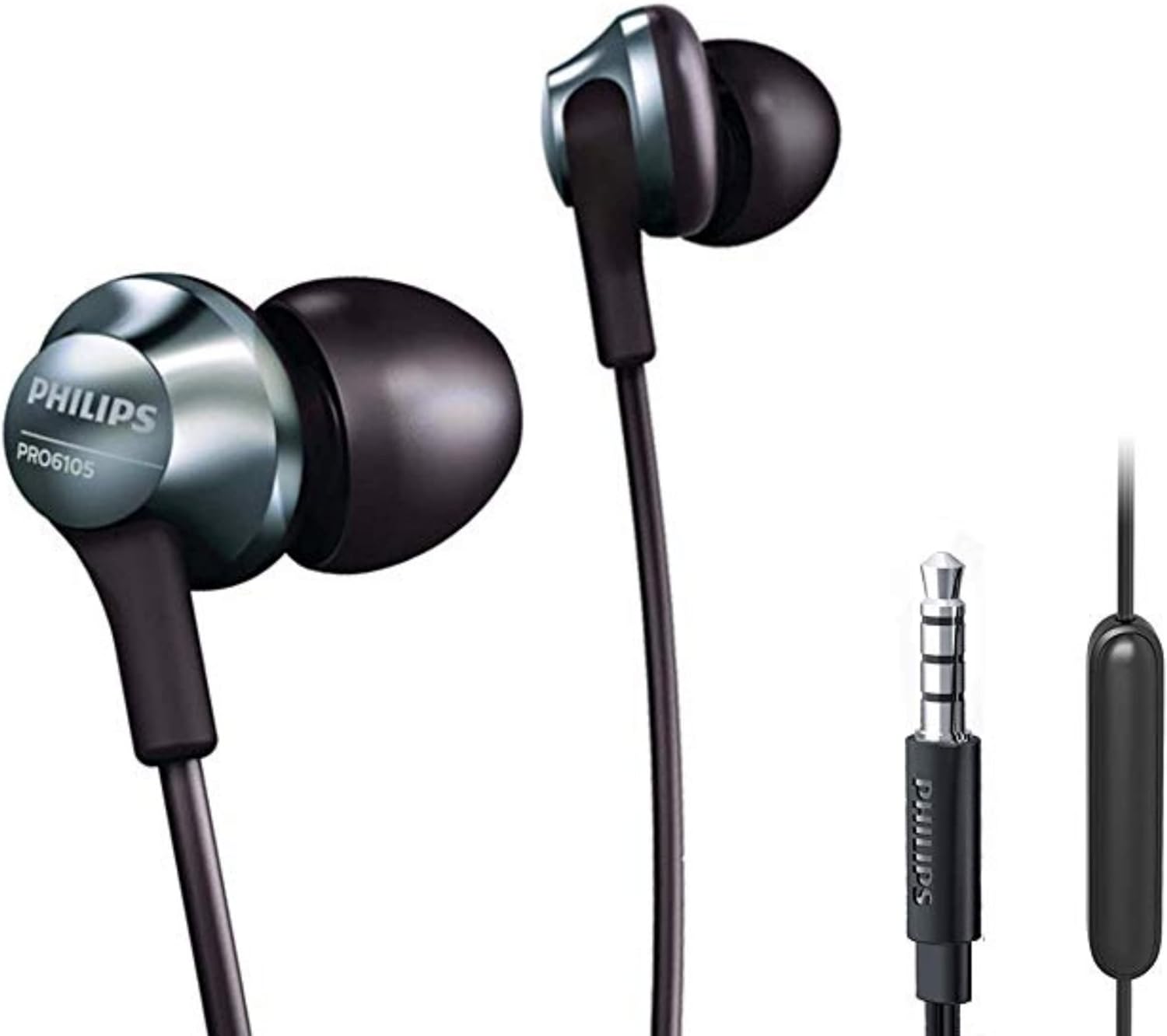 Philips Pro Wired Earbuds: Powerful Bass, Lightweight Comfort