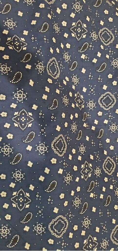 Sedona Designz Bandana Print Poly Cotton Fabric for Crafts
