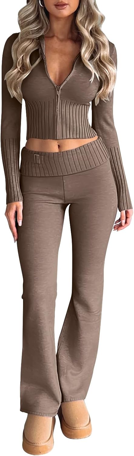 LILLUSORY Women's 2 Piece Knit Sets for Stylish Comfort