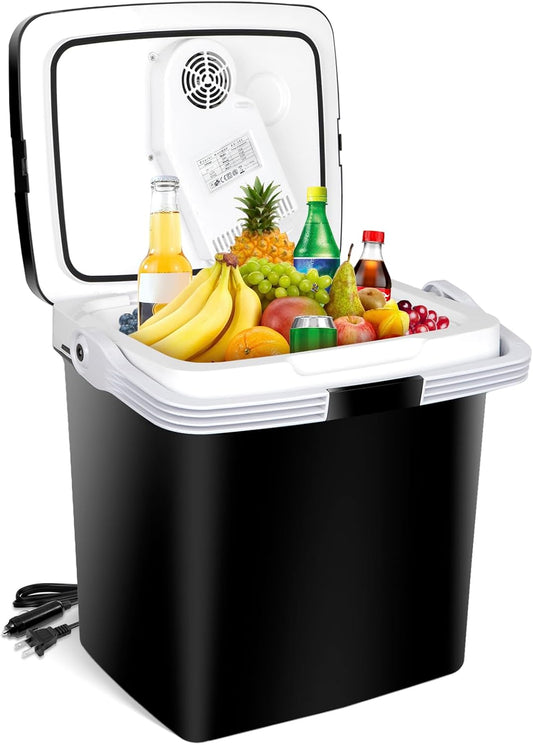 ZENY 28 Quart Car Fridge: Cool & Heat On-the-Go!