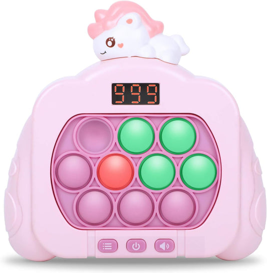 LED Unicorn Push Pop Game - Fast Fun for Kids!