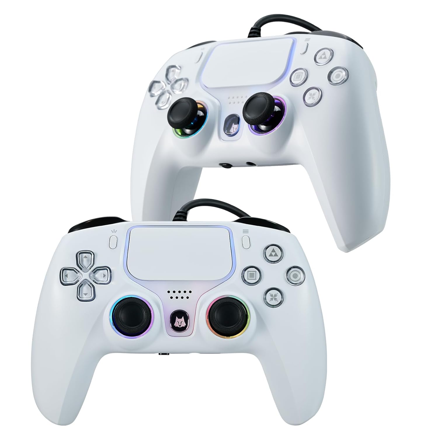 NBCP Gaming 2 Pack Wired Controllers for PS5 and PC Gaming