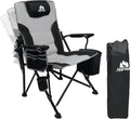 Camping Chairs Adjustable Backrest Lawn Chair - Supports 350lbs