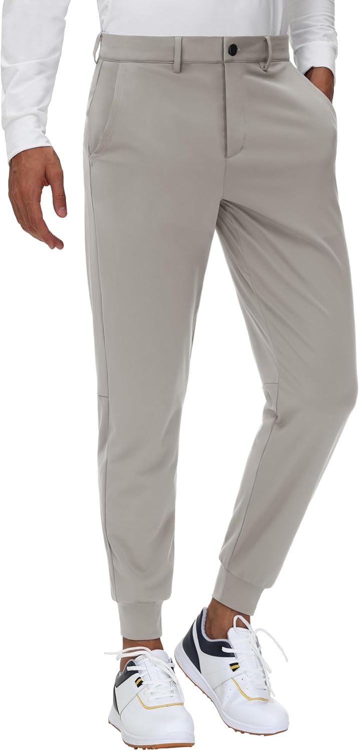 JWM Men's Stretch Golf Joggers Pants for Stylish Comfort