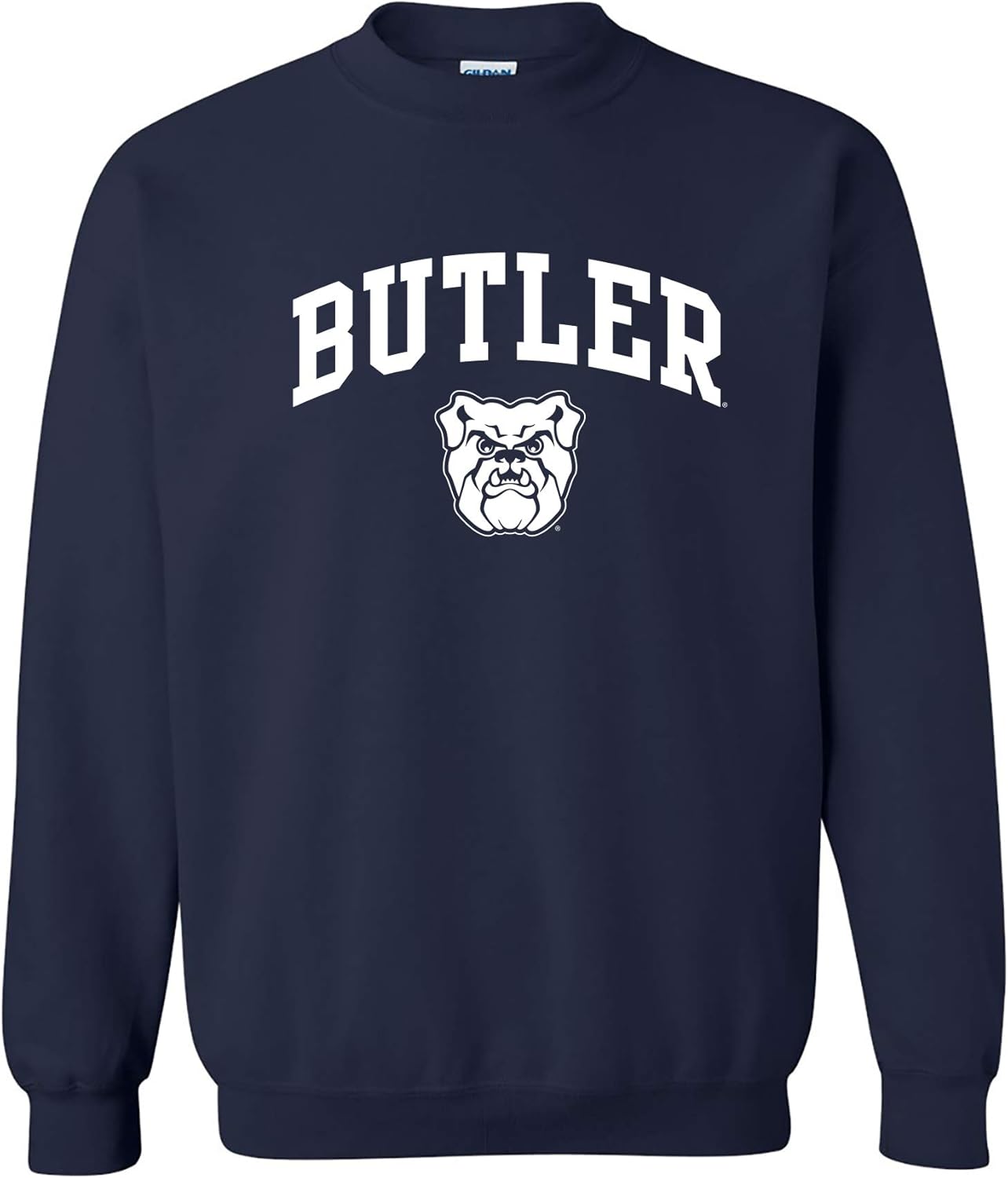 NCAA Arch Logo Team Color Crewneck Sweatshirt for Fans