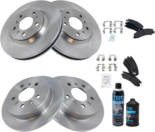 TRQ Brake Pad & Rotor Kit for 2006-2010 Chevrolet Impala