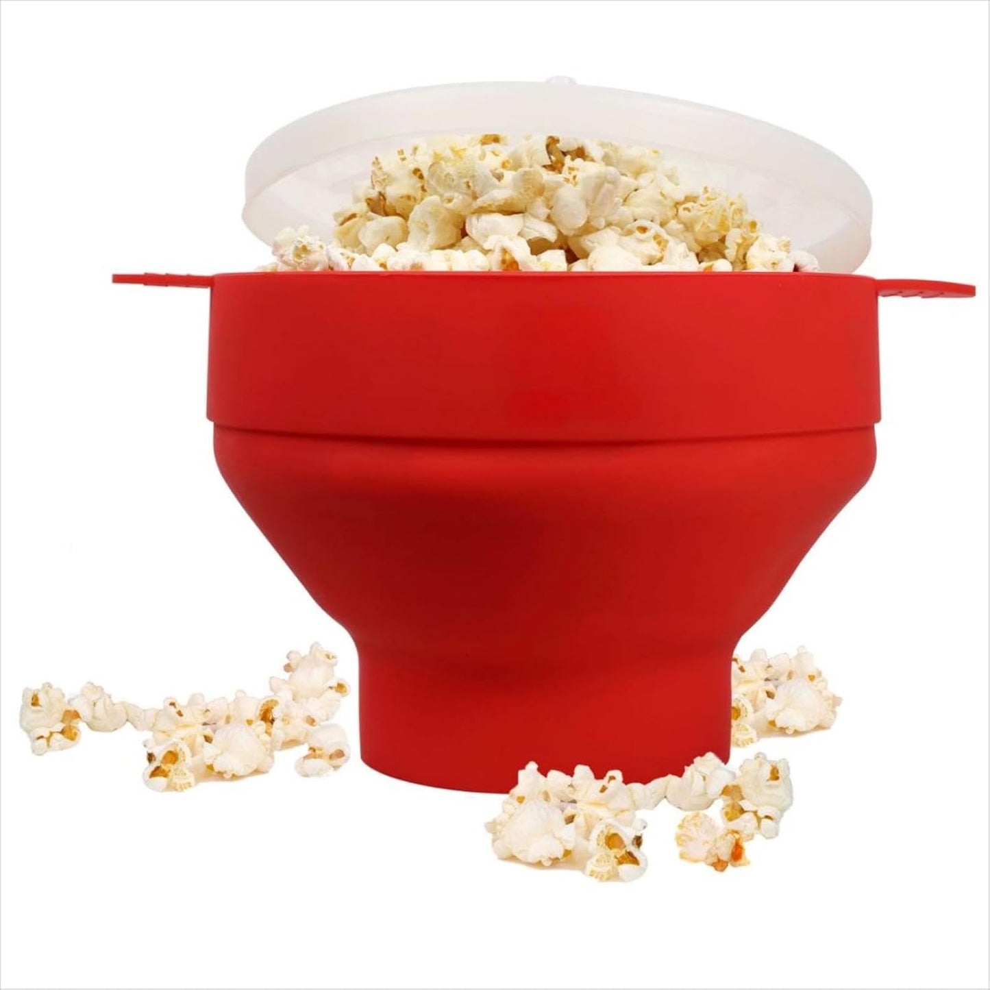 COOKQUEEN Popcorn Maker Bowl - Collapsible & BPA-Free!
