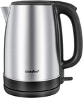 COMFEE' 1.7L Stainless Steel Electric Tea Kettle - Fast Boil Power