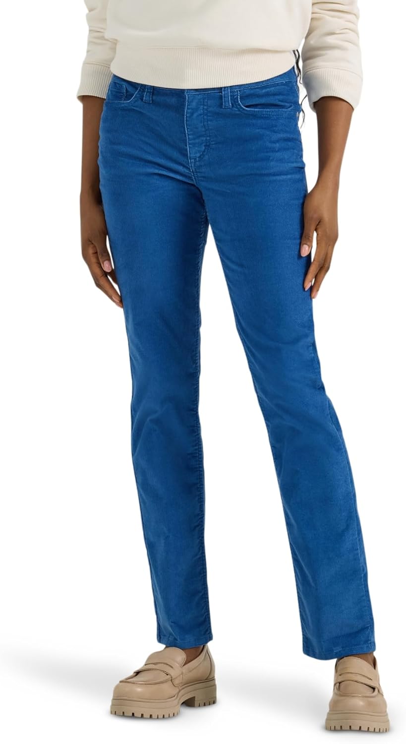 Lee Womens Legendary Mid Rise Straight Leg Jean for Comfort