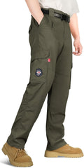 BOCOMAL FR Pants for Men Cargo Flame Resistant Pants - Durable Utility