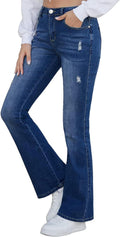 Bell Bottom Jeans for Women High Waisted Flare - Stretchy Curvy Fit