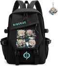 Honkai Star Rail Backpack Black-Qingque - Kawaii Unisex Rucksack