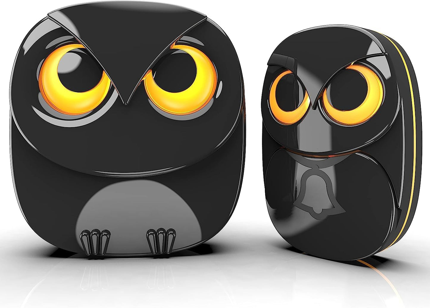 HTZSAFE Cute Owl Wireless Doorbell - 1000ft Range
