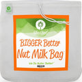 Ellie's Best Pro Nut Milk Bag - Big 12x12 Fine Mesh Strainer