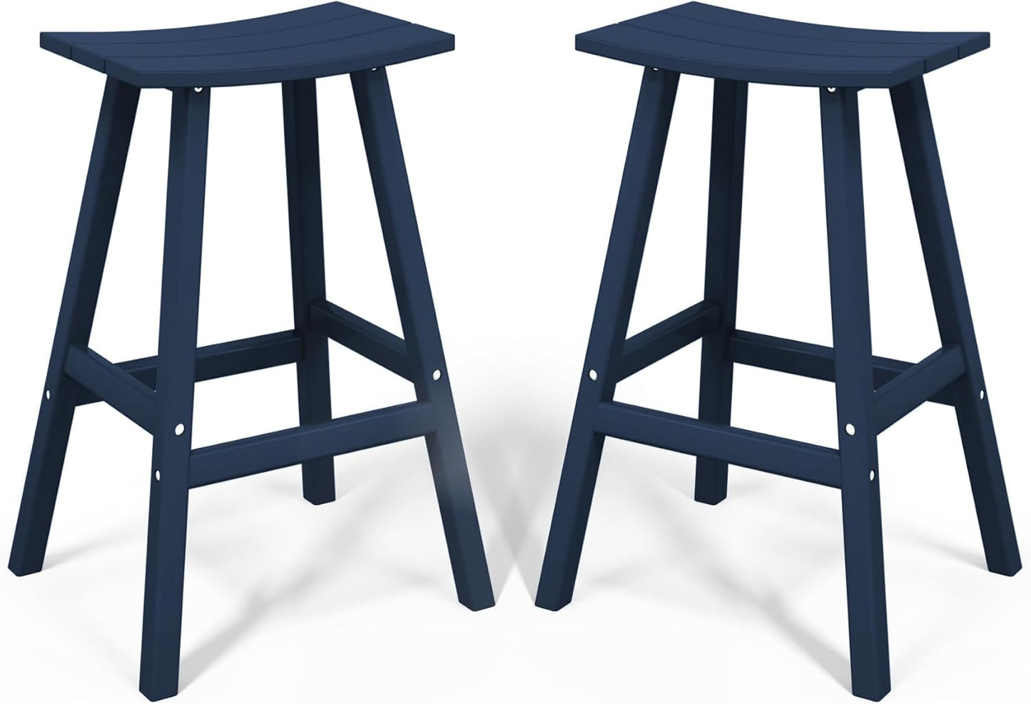 All-Weather Bar Stools Set of 2 for Outdoor Relaxation