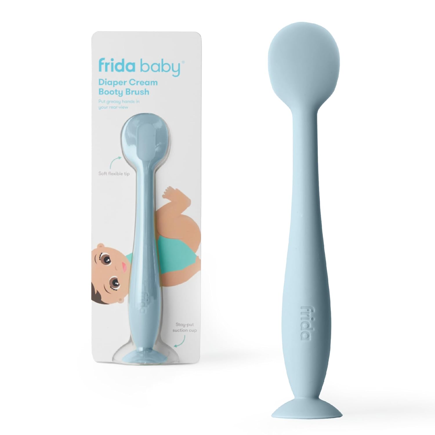Frida Baby Silicone Diaper Cream Spatula - Easy & Clean Diaper Care