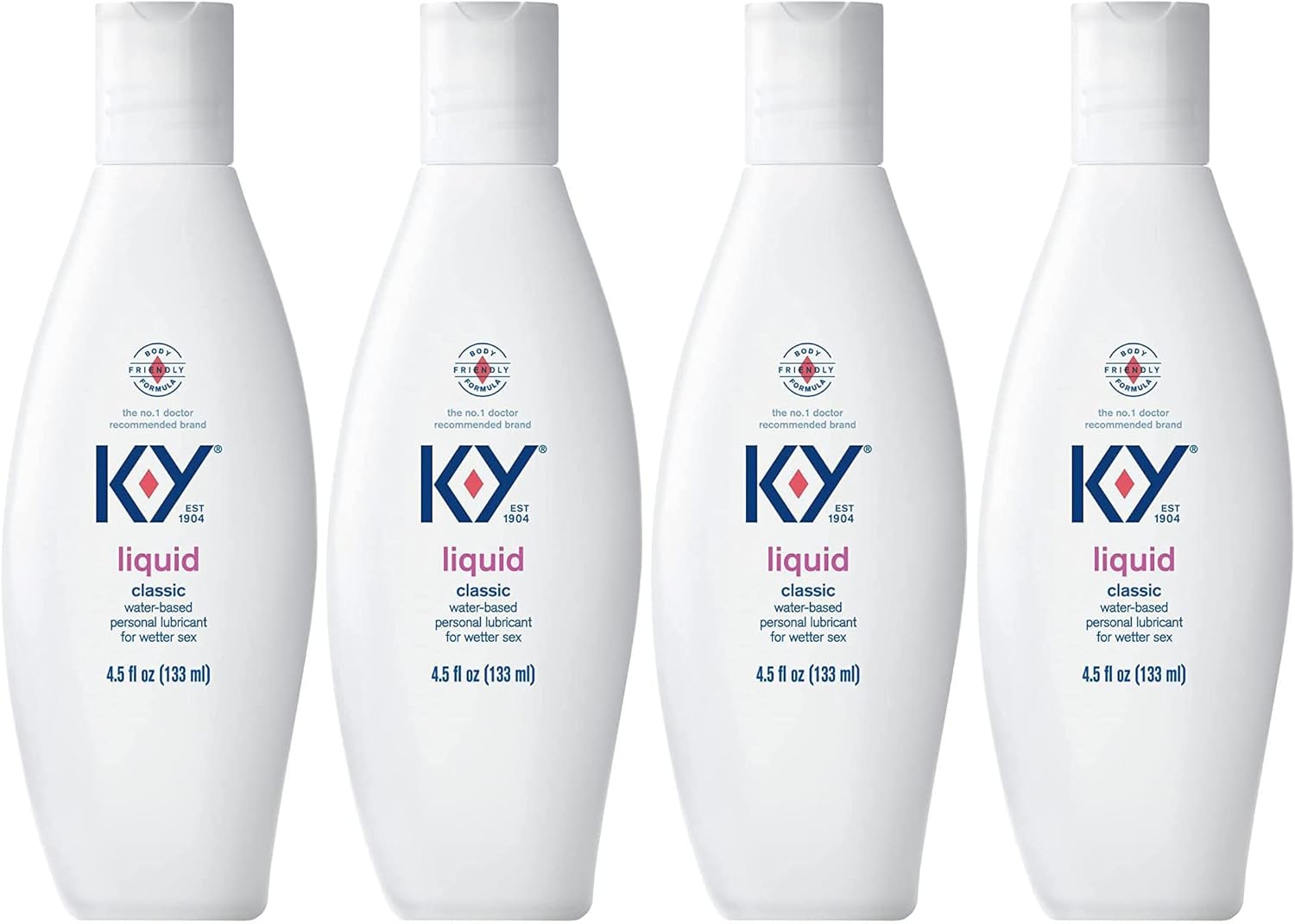 K-Y Liquid Personal Lubricant 4.5 oz for Natural Intimacy