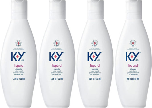 K-Y Liquid Personal Lubricant 4.5 oz for Natural Intimacy