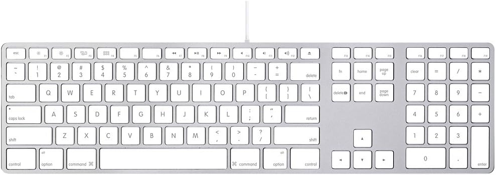 Renewed Apple Aluminum Wired Keyboard - Enhanced Performance
