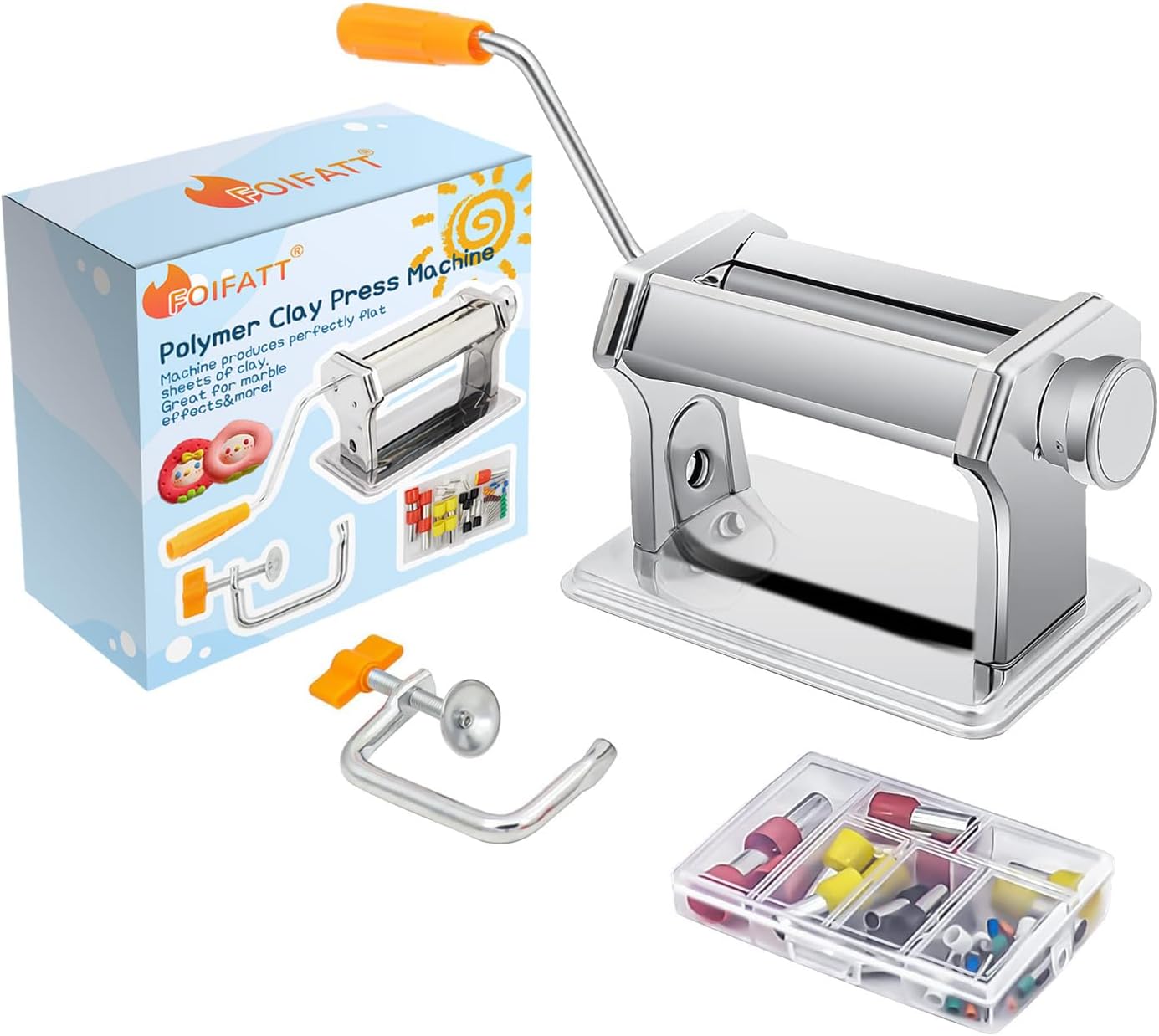 Polymer Clay Press Machine Set, Precise Crafting, Foifatt - DIY Essential