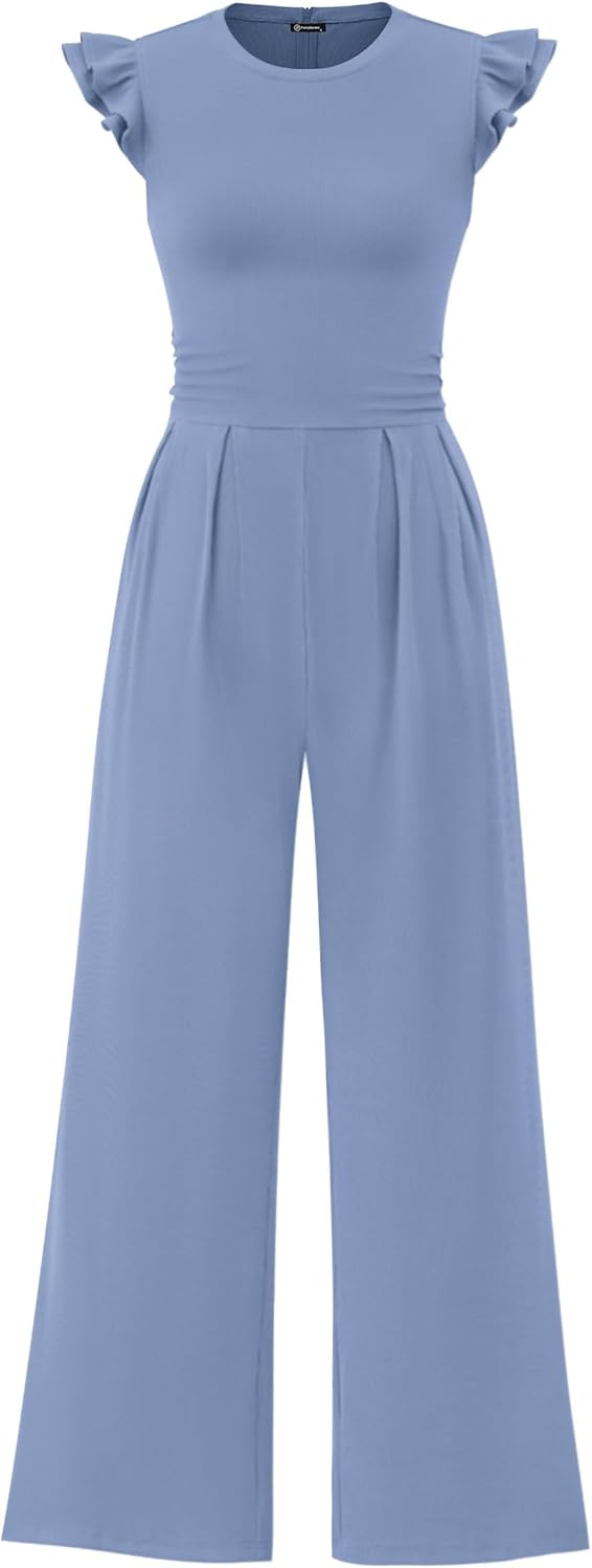 PRETTYGARDEN Summer Jumpsuits for Women Dressy Fashion 2025