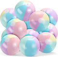 24 Pcs Inflatable Beach Balls 16 in Pastel Macaron Pack - Bulk Fun