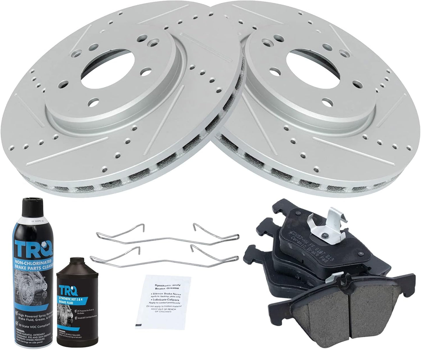 TRQ Brake Pad & Performance Rotor Front Ceramic Kit Review
