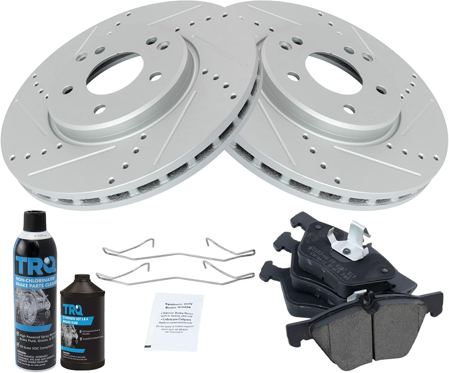 TRQ Brake Pad & Performance Rotor Front Ceramic Kit Review