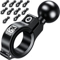 1 in Ball Handlebar Mount Base Clamp - Sturdy ATV/Bike Mount