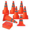 18 Inch Collapsible Traffic Safety Cones - Compact Storage