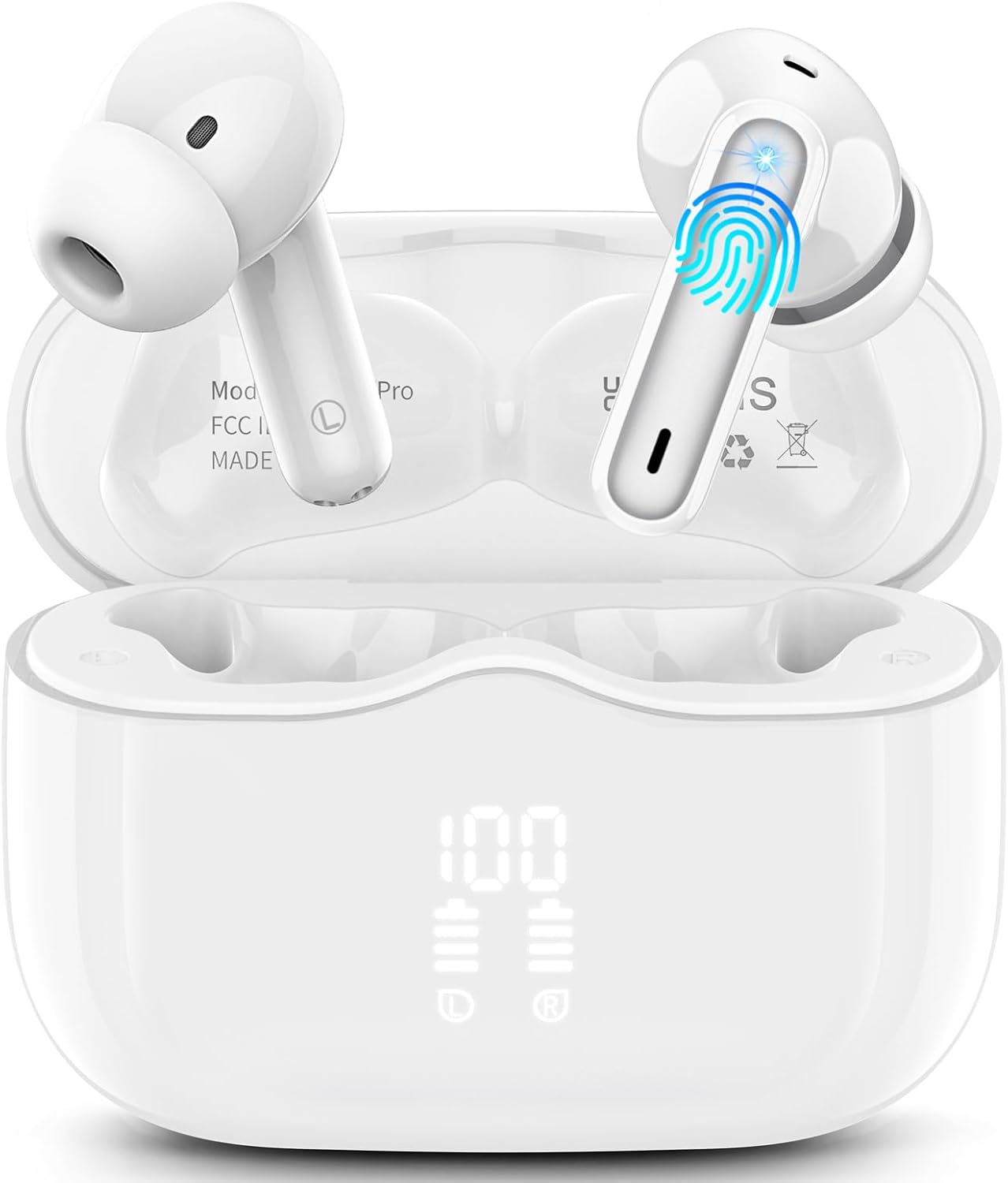 HiFi Stereo Wireless Earbuds - 40H Playtime, IP7 Waterproof