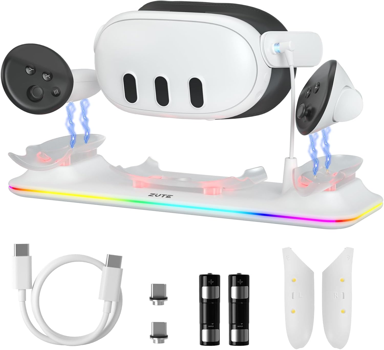 Charging Dock for Oculus Quest 3 - Magnetic Docking Station