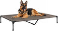 Veehoo XL Outdoor Elevated Dog Cot Bed 49x33 in - Durable Cooling