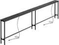 SUPERJARE 102 in Sofa Table with Power Outlets and USB-C - Slim