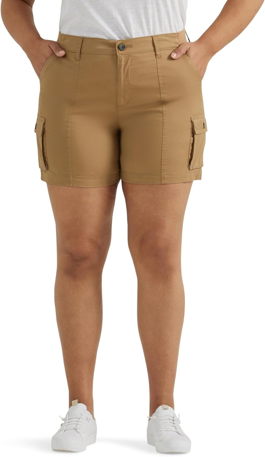 Lee Women's Plus Size Ultra Lux Comfort Flex-to-Go Cargo Shorts