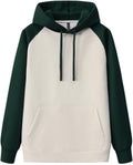 Men's Hoodies Pullover Color Block Fleece Sweatshirt - Warm Casual