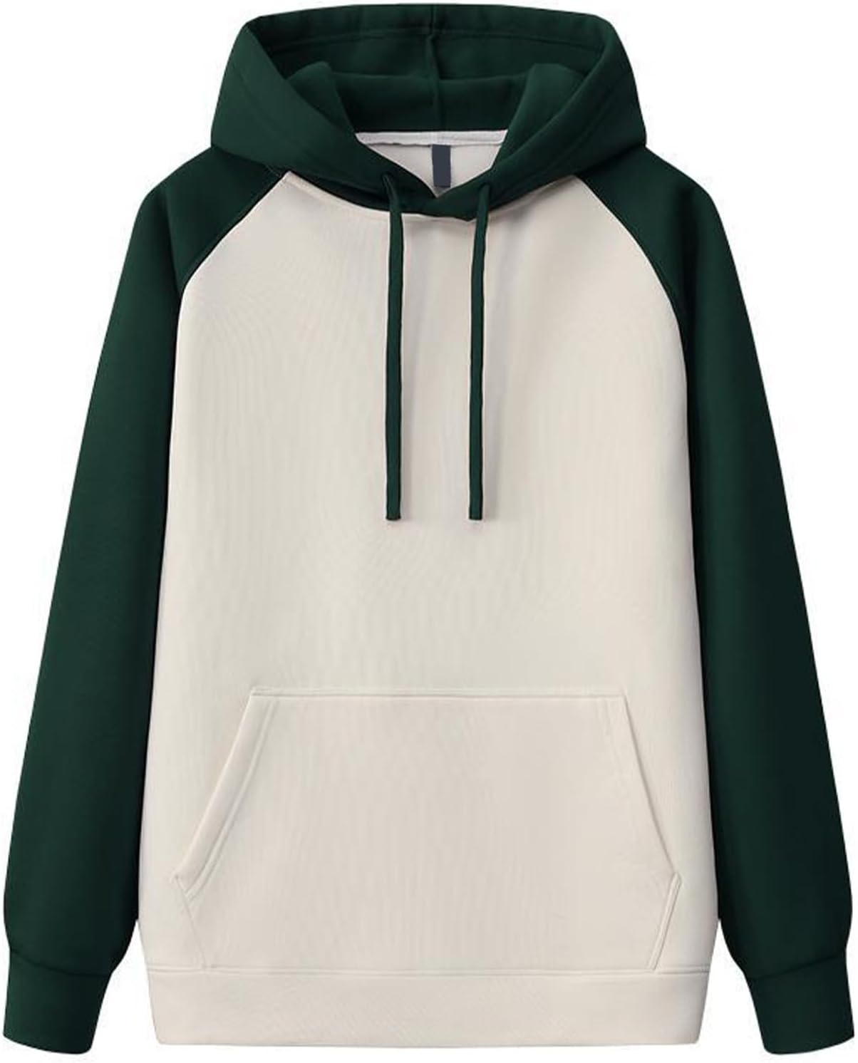Winter Warmth: Men's Color Block Hoodie by Likthione