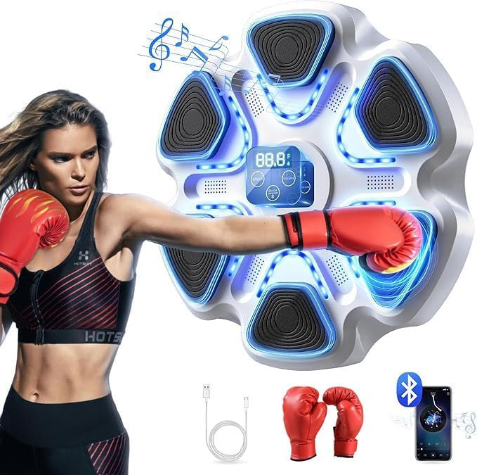 Wireless LED Boxing Pad Set by TianBo - Home Workout Powerhouse