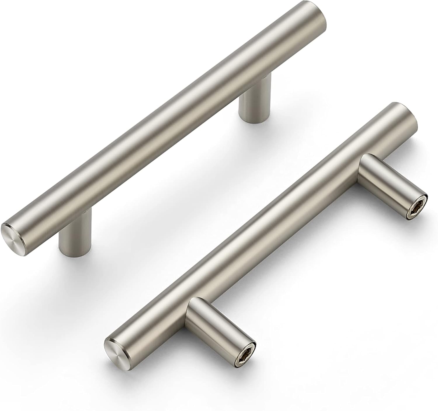 Ravinte 55 Pack Satin Nickel Cabinet Pulls for Modern Homes
